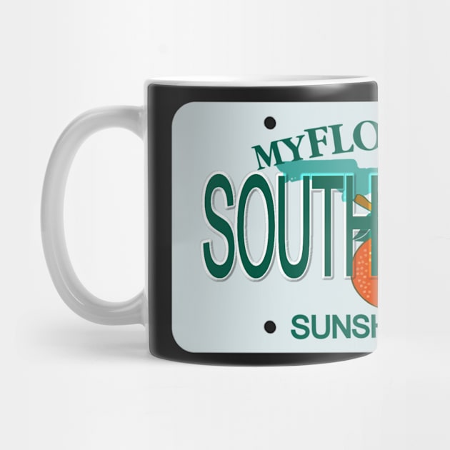 South Florida Florida License Plate by Mel's Designs